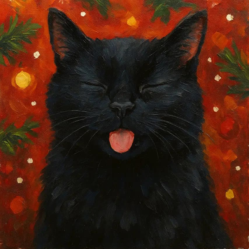 读者投稿的猫咪画作