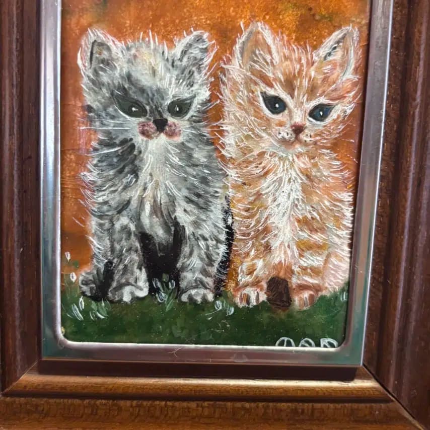 读者投稿的猫咪画作