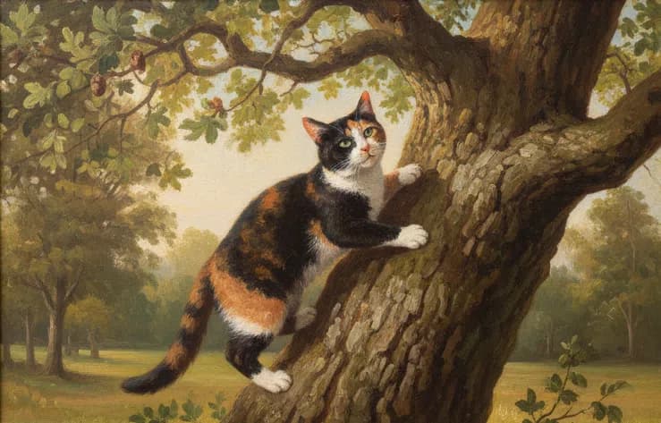 读者投稿的猫咪画作