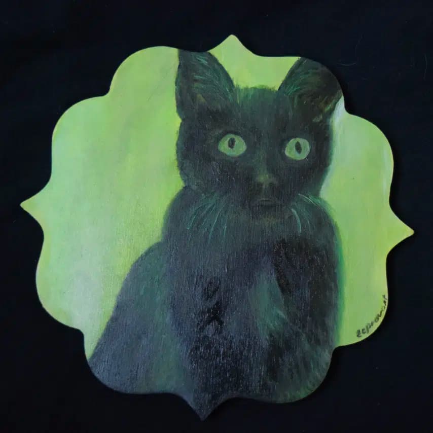 读者投稿的猫咪画作